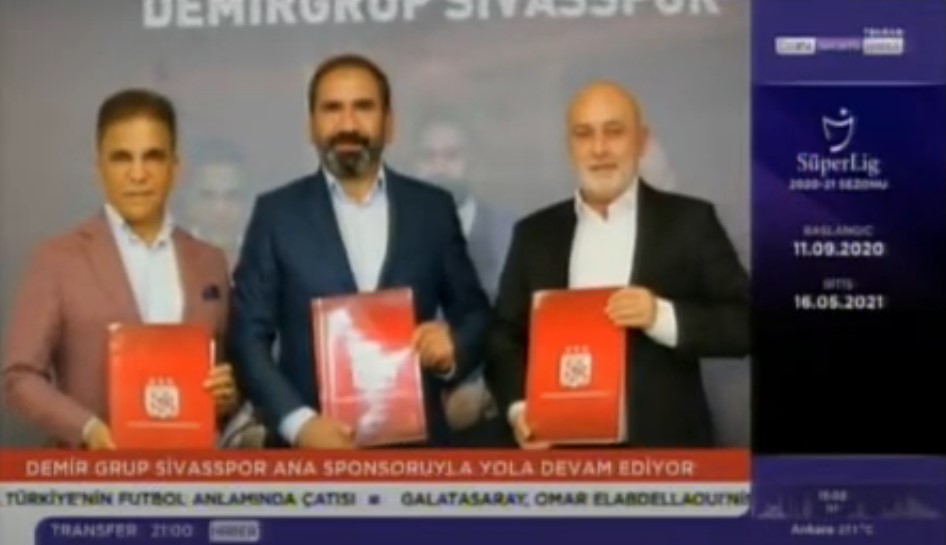 2020-2021 Season Demir Grup Sivasspor Sponsorship Signing Ceremony